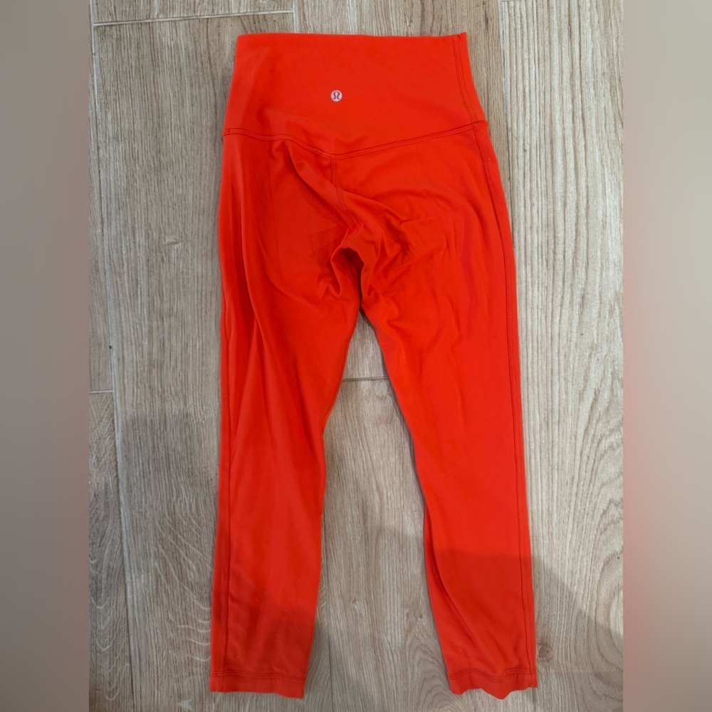 Lululemon Align High-Rise Pant 25" in Solar Orange - Picture 5 of 6